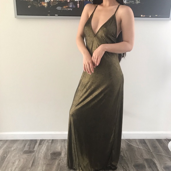 American Apparel Dresses & Skirts - ⚡️SALE⚡️American Apparel metalic maxi dress